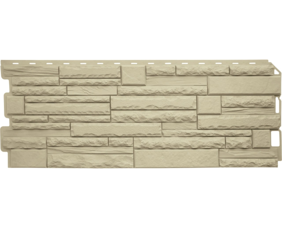 Панель фасадная Альта Профиль Камень Скалистый ЭКО Песчаный S-0,47 кв.м 1170*450мм