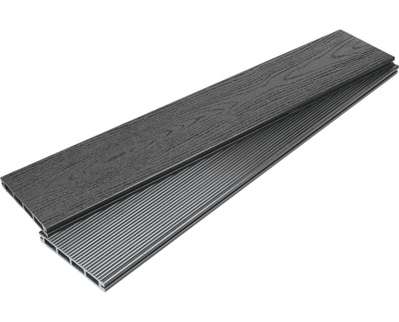 Террасная доска Lite 138х26х4000мм (Графит)