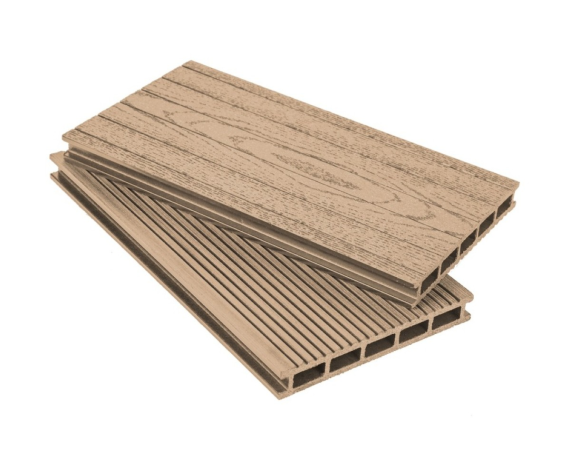 Террасная доска Grand Line 160 мм вельвет/тиснение под дерево Бронза 3м ДПК