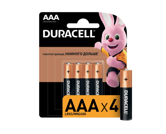 Батарейка Duracell LR03 (мизинчиковая)