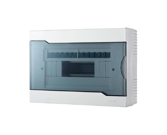 LEZARD 730-2000-008 бокс с прозрачной крышкой ЩРН-П-8 наружный IP40