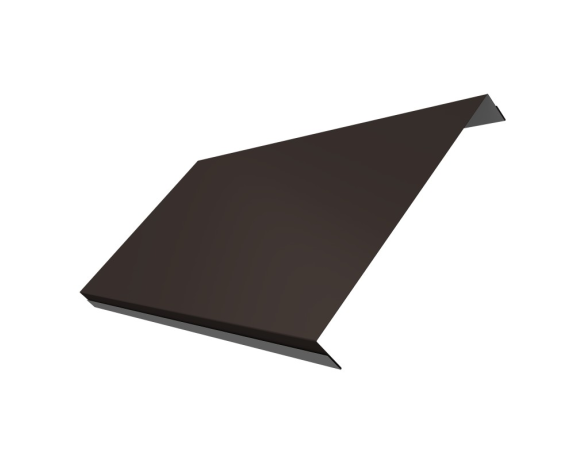 Ламель обратная 200 забора жалюзи Texas 0,5 Satin Matt TX RR 32 темно-коричневый