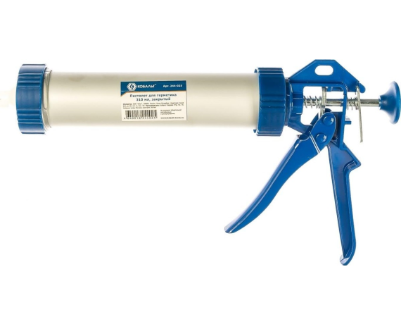 Пистолет для герметика КОБАЛЬТ 310 мл, закрытый
