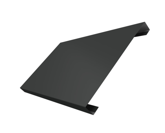 Ламель лицевая 200 забора жалюзи Texas 0,5 Satin Matt с пленкой RAL 7016 антрацитово-серый