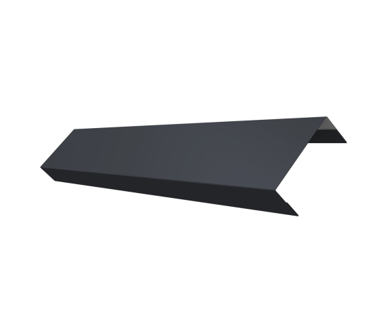 Ламель лицевая 50 забора жалюзи Texas 0,5 Satin Matt с пленкой RAL 7024 мокрый асфальт