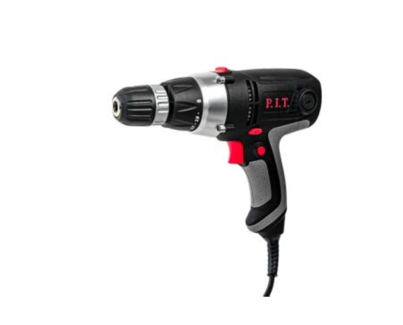 Дрель электрическая P.I.T. РВМ10-C (550Вт,БЗП,реверс,рег.скорости,3300об/мин)
