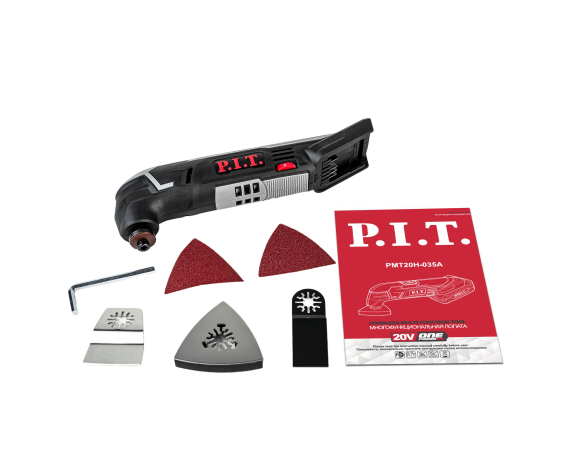 Аккумул. реноватор P.I.T. PMT20H-035A SOLO (20В,5000-19000кол/мин,угол 3,5гр,коробка)