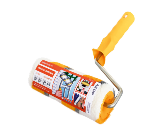 Валик для работ по дереву полиамид 8*48*180мм. ворс 12мм. Мастер 77348818(28) Акор