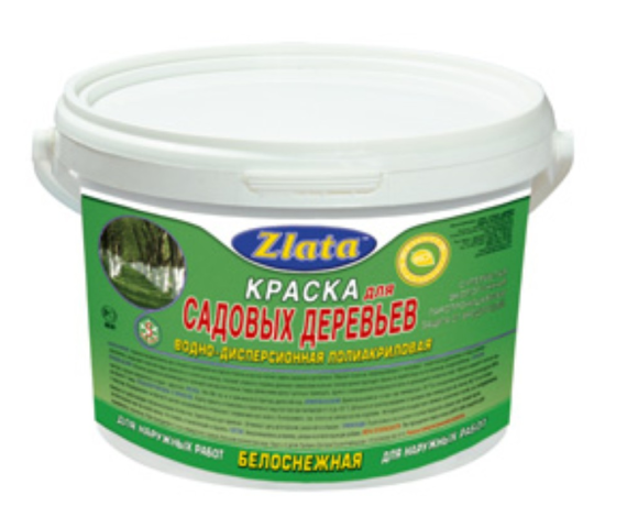 Краска  для садовых деревьев 6,5 кг Zlata