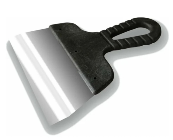 Шпатель с черной ручкой нерж. сталь 80 мм(70шт/уп)311-0080 Намерение