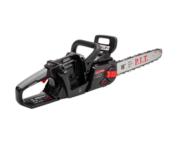 Пила цепная аккумул. P.I.T. PKE20H-405A SOLO (40В (20В+20В),405мм,упр.натяж.цепи,автоподача масла)