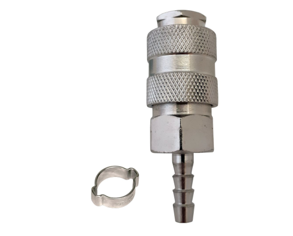 Разъемное соединение рапид(муфта) FUBAG  елочка 6мм с обжимным кольцом 6*11мм