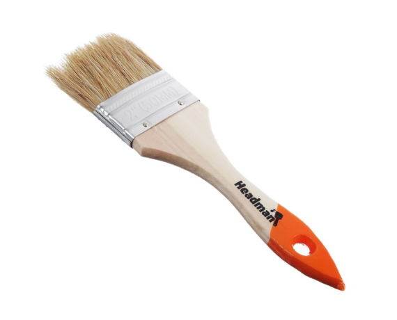 Кисть HEADMAN круглая натур.щетина 50мм 682-040