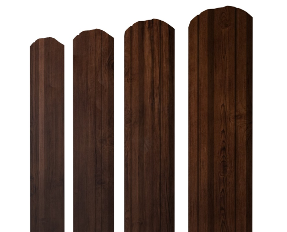 Штакетник Twin фигурный 0,4 Print Premium Cherry Wood Fresh TwinColor