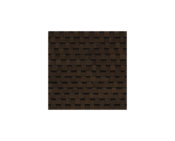 Многослойная черепица ТЕХНОНИКОЛЬ SHINGLAS Ранчо Коричневый