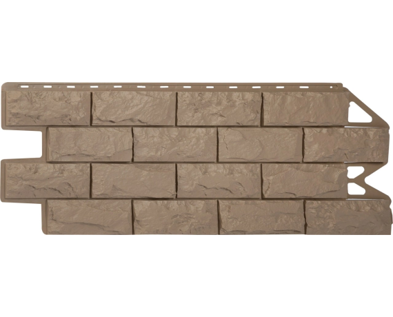 Панель фасадная Альта Профиль Фагот ЭКО Бежевый S-0,44 кв.м 1170*450мм