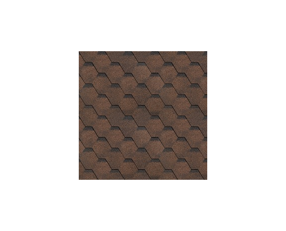 Гибкая черепица ТЕХНОНИКОЛЬ Финская Соната Коричневый