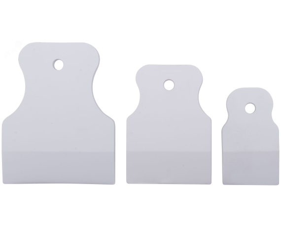 Набор шпателей 40/60/80 белые резиновые 3080009