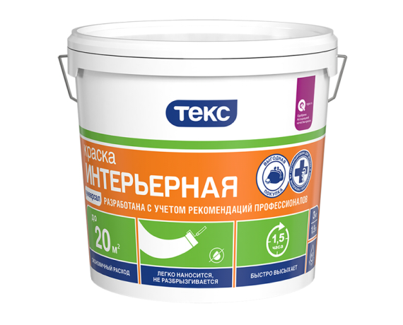 ТЕКС Краска Универсал ВД интерьерная нов/дизайн 3кг 700000521