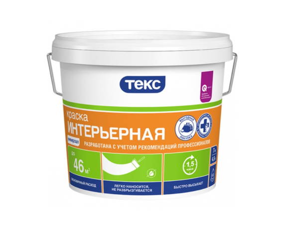 ТЕКС Краска Универсал ВД интерьерная нов/дизайн 7кг 700000522