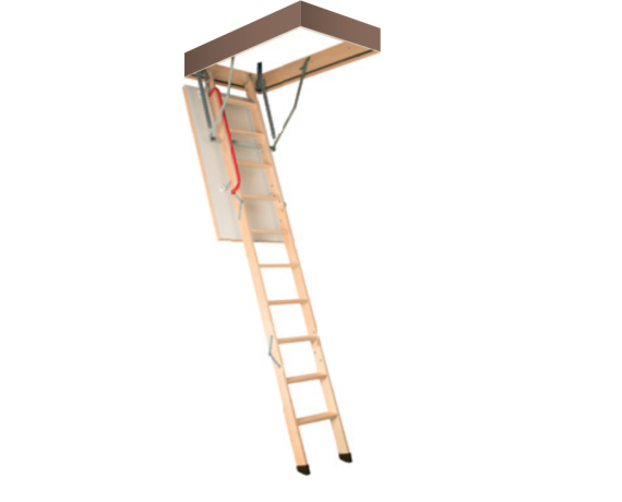 Лестница KOMFORT Plus(LWK) 60*140*305 (дерев.,белая)