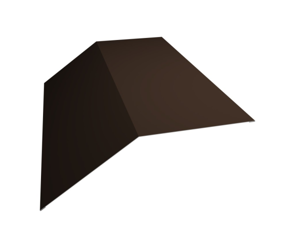 Конёк прямоугольный 2 м Ral 8017 (190*190) (Шоколад) 0,45 мм