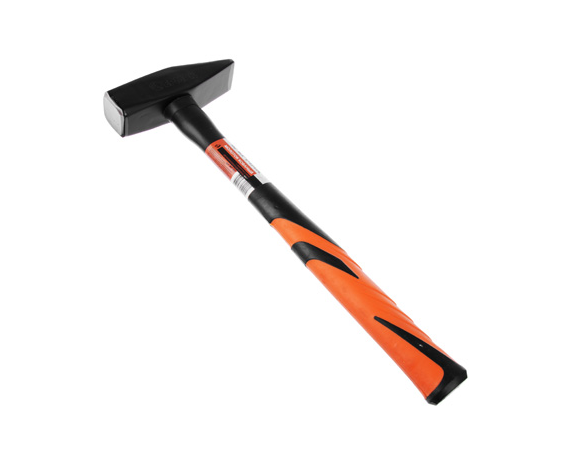 Молоток 300г ков. фиберглассовая ручка Ермак