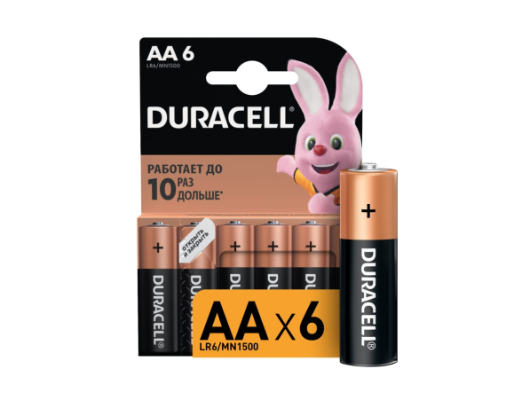 Батарейка Duracell LR6 (пальчиковая)