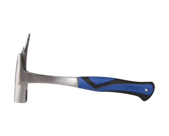 Молоток кровельщика КОБАЛЬТ цельнокованый, 600 г, боек с магнитом, двухкомпонентная рукоятка