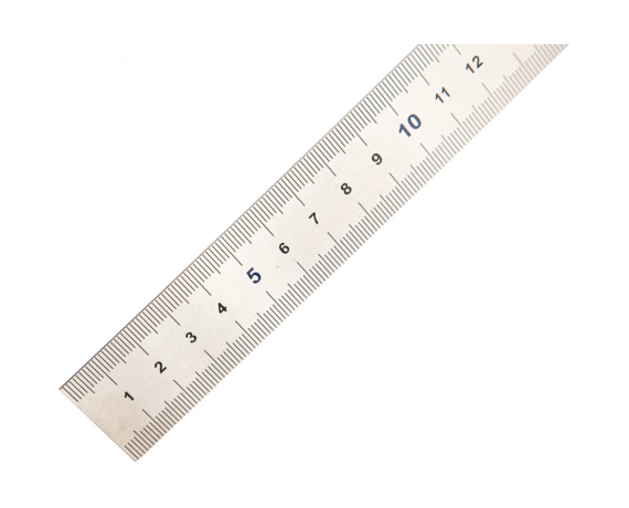 КОБАЛЬТ Линейка 400 × 28 × 0.7 мм, нерж.сталь