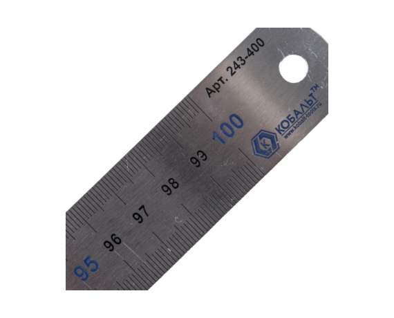 КОБАЛЬТ Линейка 1000 × 28 × 0.7 мм, нерж.сталь