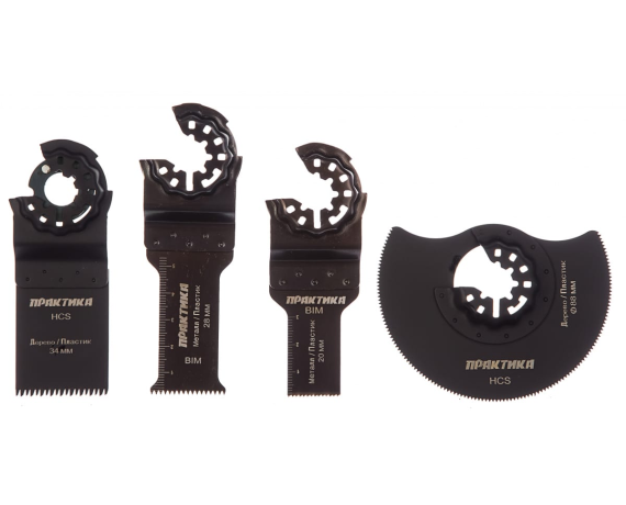 Набор насадок для МФИ ПРАКТИКА 4 шт комбинированный №2 в блистере