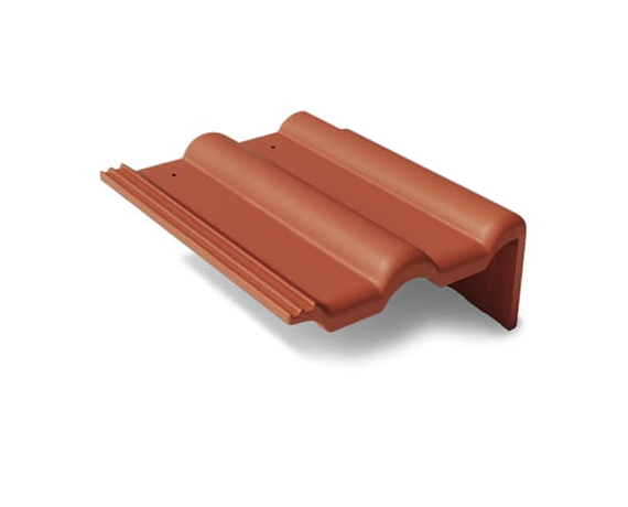 Боковая правая черепица, Франкфурт, Красный