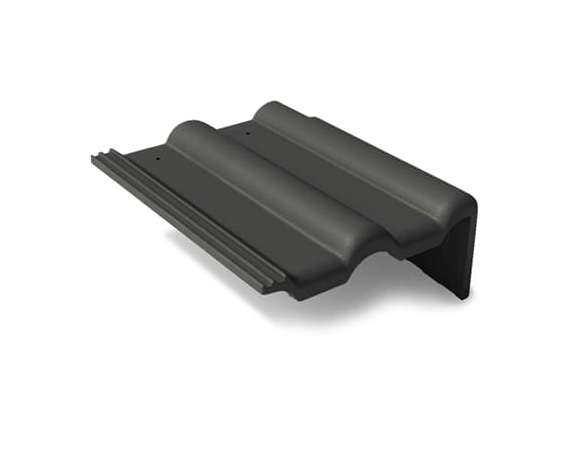 Боковая правая черепица, Франкфурт, Черный