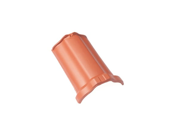 Коньковая черепица, Рубин 13V, Ангоб медный