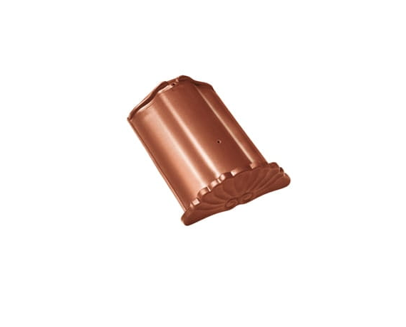 Начальная коньковая черепица, Рубин 13V, Глазурь красная осень