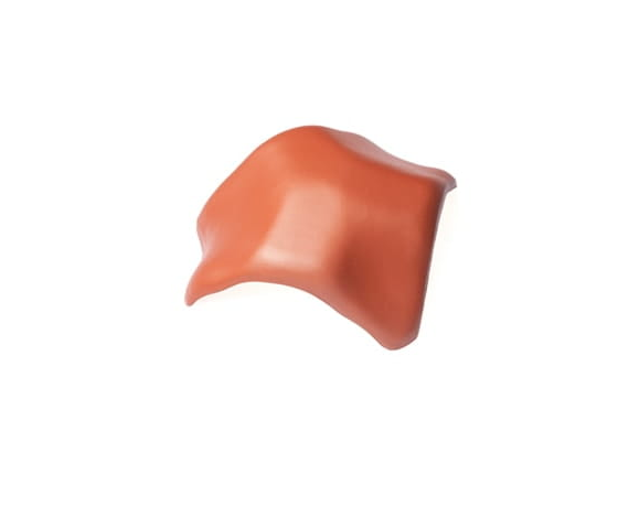 Вальмовая черепица, Рубин 13V, Ангоб медный