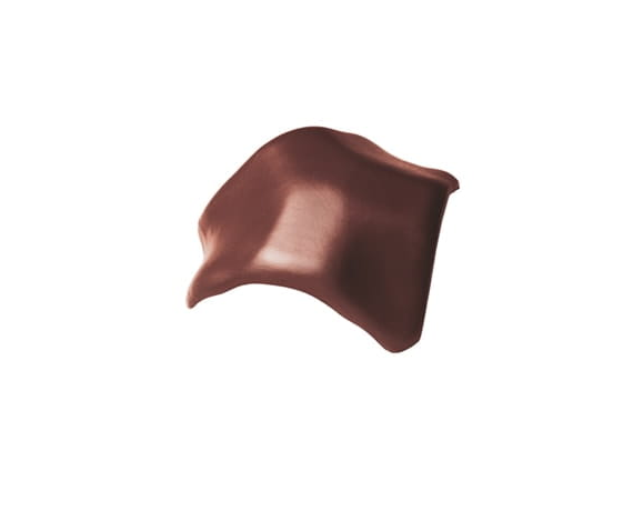 Вальмовая черепица, Рубин 13V, Глазурь красный бук