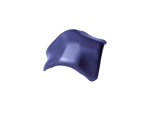 Вальмовая черепица, Рубин 13V, Топ-глазурь синий бриллиант