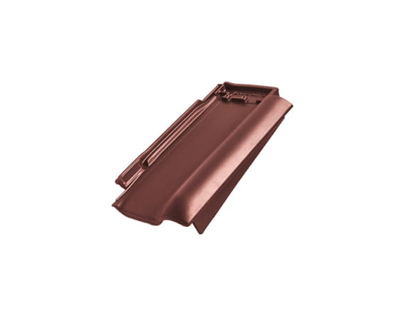 Боковая правая черепица, Рубин 13V, Глазурь красный бук