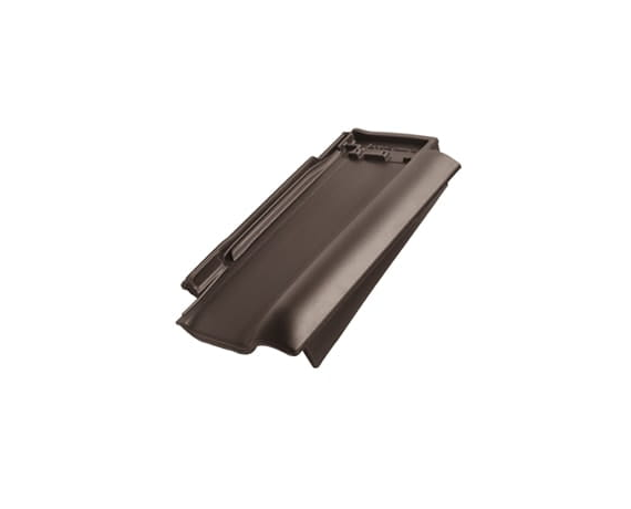 Боковая правая черепица, Рубин 13V, Ангоб темно-коричневый