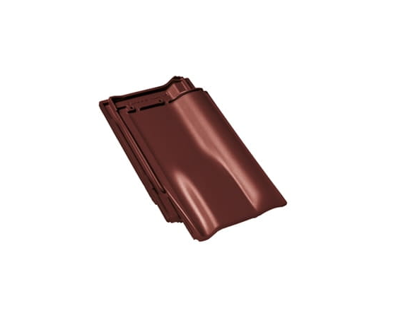 Вентиляционная черепица, Рубин 13V, Глазурь красный бук