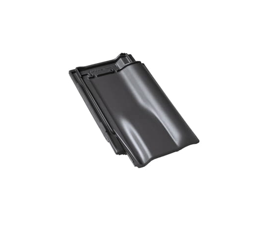 Вентиляционная черепица, Рубин 13V, Глазурь королевский серый