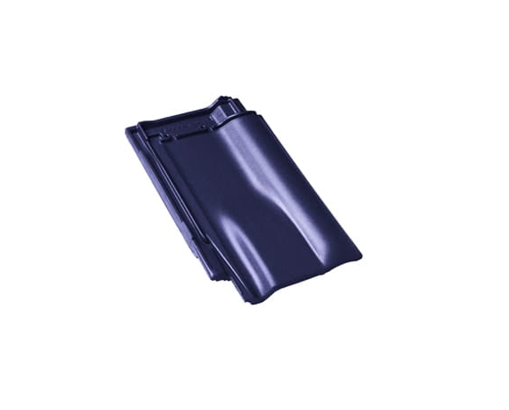 Вентиляционная черепица, Рубин 13V, Топ-глазурь синий бриллиант