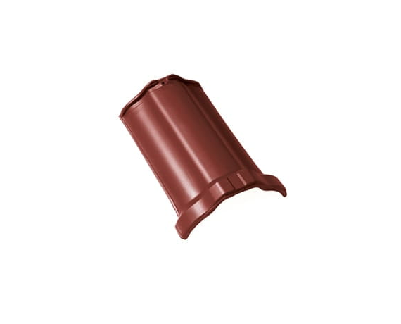 Коньковая черепица, Рубин 11V, Ангоб красная лава