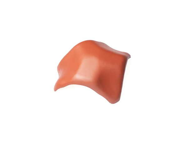 Вальмовая черепица, Рубин 11V, Ангоб медный