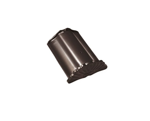 Начальная коньковая черепица, Рубин 9V, Глазурь тик