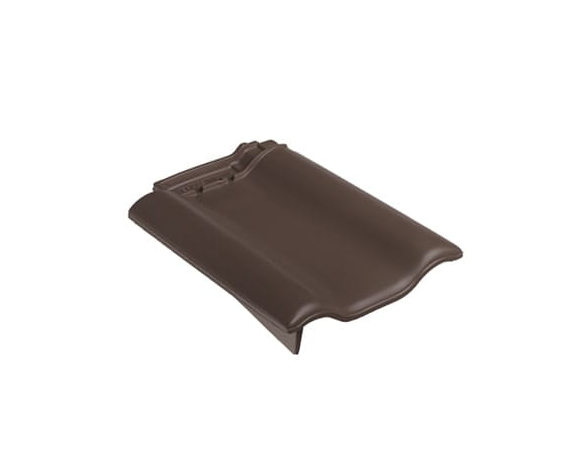 Боковая левая черепица, Рубин 9V, Ангоб темно-коричневый