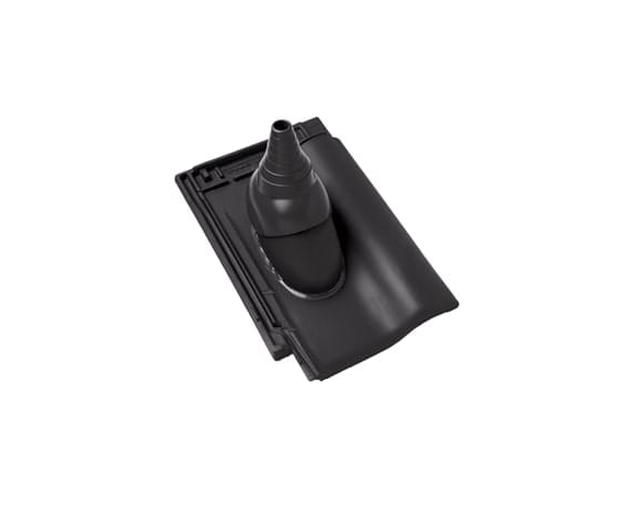 Черепица с насадкой для антенны, Рубин 9V, Ангоб антрацит