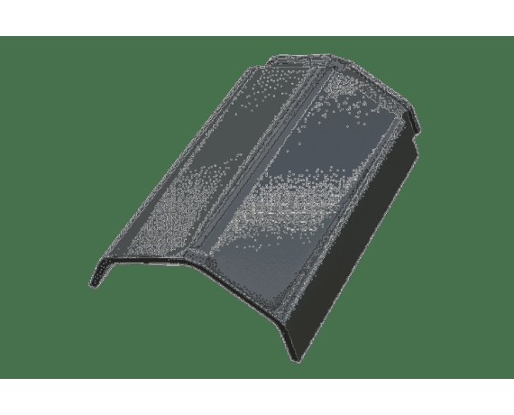 Коньковая черепица, Турмалин, Топ-глазурь серый кристалл